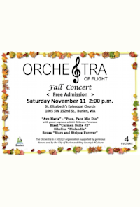 Fall Series: Orchestra of Flight: Verdi, Sibelius, Bizet