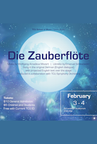 TCU Opera's Die Zauberflöte by Mozart
