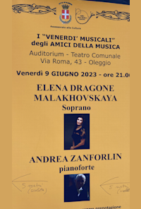 Recital solista ad Oleggio con Andrea Zanforlin