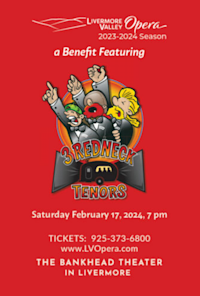 Livermore Valley Opera Presents a Benefit Featuring the 3 Redneck Tenors