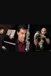 Alessandro Carbonare, Clarinetto – Salvo Russo, Body Percussion – Monaldo Braconi, Pianoforte
