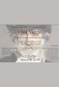 Viva Verdi! Opera gala in Opera America