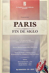 Orquesta de Baja California - Paris fin del siglo