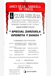 Special Zarzuela, Opereta y Danza