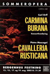 Carmina Burana & Cavalleria Rusticana