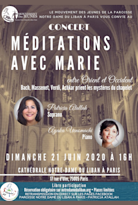 Méditations avec Marie - Concert entre Orient et Occident